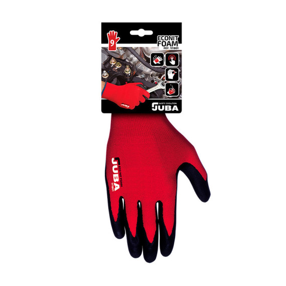 Guante de nitrilo foam microporoso JUBA 111801 ECO-NIT
