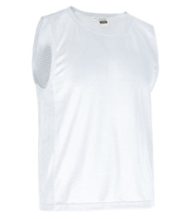 Peito de esportes multiúso com pescoço de ponta dupla, baixo e poltronas, 100% poliéster grade VALENTO TRAINING