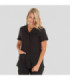 Women's blouse with short sleeves and peak neck, elegant colors, breathable MICROFIBRA SONIA UNIFORMES GARY'S 655100