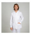 White-man blouse, with mao collar, hidden buttons and buckle on the back, SARGA CAMILO UNIFORMES GARY'S 617300 fabric