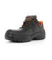 Scarpa in pelle nera con incisioni e lacci S3 SR SAFETOP ORATIO