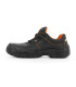 Scarpa in cuoio nero incisione laces S3 SA Safetop ORATIO