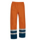 Hohe Sichtbarkeit wasserdichte Hose, mit thermofixierten Rückspiegelbändern EN 20471 und EN 343 VALENTO NARVIK