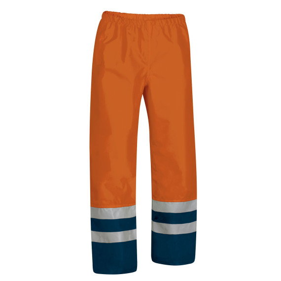 Pantaloni impermeabili ad alta visibilità, con nastro retro-riflettente termicamente fissato EN 20471 e EN 343 VALENTO NARVIK