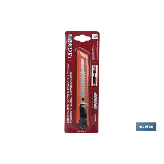 Cortador Padrão em ABS com lâmina de 18 mm COFAN 10540011