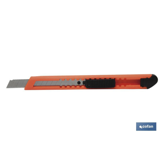 Pack mit 3 Cuttern aus ABS mit 9 mm Klingen (3 Stück) COFAN 10540013