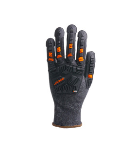 Gant anti-impact "P", CUT E et Nitrile Nitrile Palm