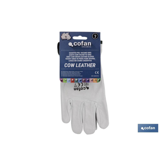 Lederhandschuhe aus Rindsleder Standardqualität COFAN