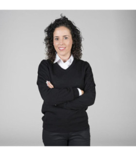 Jersey femme col en V tricoté UNIFORMES GARY'S 102400