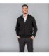 Male jacket with black zipper, in thick acrylic knit fabric UNIFORMES GARY'S 102800