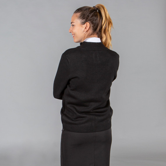 Giacca da donna semi aderente con zip, in tessuto a maglia fine UNIFORMI GARY'S 103100