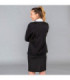 Men's jacket with ribbed collar and zipper in fine knit fabric UNIFORMES GARY'S 103200