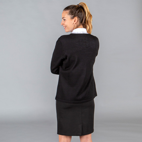 Giacca da uomo con colletto a coste e zip in tessuto a maglia fine UNIFORMI GARY'S 103200