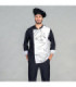 Professional Unisex Kitchen Jacket Antibacterial Microfiber TORRES UNIFORMES GARY'S 942300