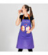 Avental meia laranja com bolso frontal, de tecido plano UNIFORMES GARY'S 150060