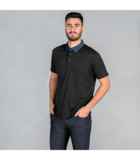 Polo hombre cuello camisero tejado RED LINE, diseño ajustado, tejido COOLMAX PIQUÉ UNIFORMES GARY'S 852700