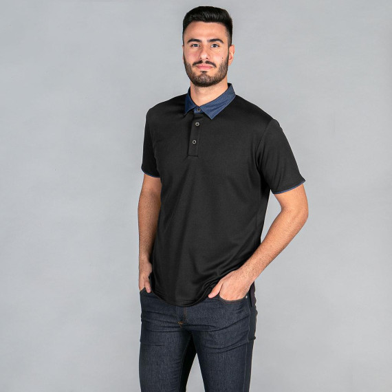 Polo Herren mit Kragen, RED LINE, engan­gierte Passform, COOLMAX PIQUÉ Stoff, UNIFORMEN GARY'S 852700