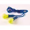 EX01020 Tampões auditivos anti-ruído PUSHINS com fio (100 pares) 3M