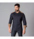 Chaqueta de cocina unisex con mangas largas, cuello mao  tejano elástico sin lavar UNIFORMES GARY'S 946700