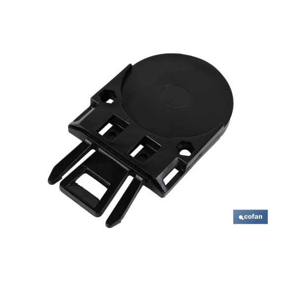 Adjustment for easy installation visor in construction helmets with perfect grid holding to helmet Cofan 11000306