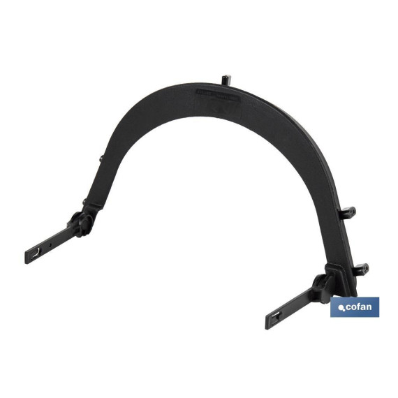 Support de maille protectrice pour casque de chantier 24 x 17 x 2 cm COFAN 11000301