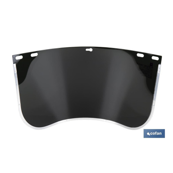 Recambio de Pantalla de Protección Lente Oscura de 400 mm con normativa EN166 COFAN 11000195