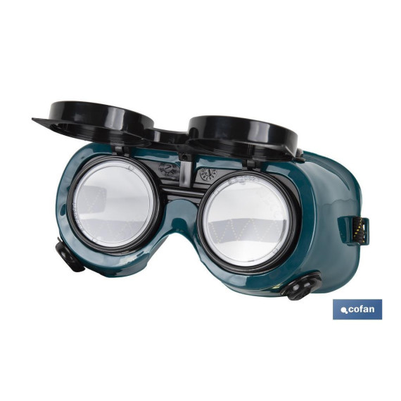 Gafas de Seguridad Para Soldadores Lentes Abatibles EN 166/EN 175 COFAN 11000022
