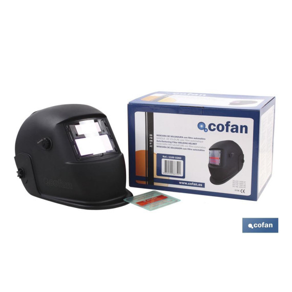 Automatic welding mask ARC/MIG/MAG/TIG maximum facial protection COFAN 11000280