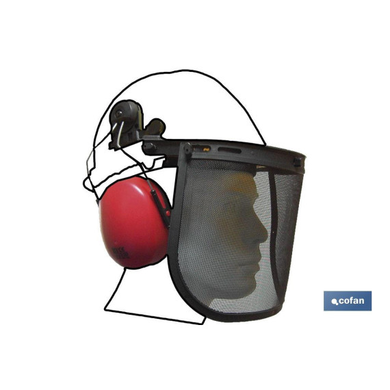 Gehörschutz für Helme mit Geräuschreduzierung, ideal für Sicherheitshelme COFAN 11000304.