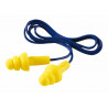 UF01000 ULTRAFIT reusable anti-noise earplugs (pillowpack) with cord small packaging 3M