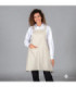 Loose apron with bib and front pockets, NATUREWEAR UNIFORMS GARY'S 157400 restaurants.