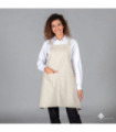 Lockere Schürze mit Latz und vorderen Taschen, Restaurants NATUREWEAR UNIFORME GARY'S 157400