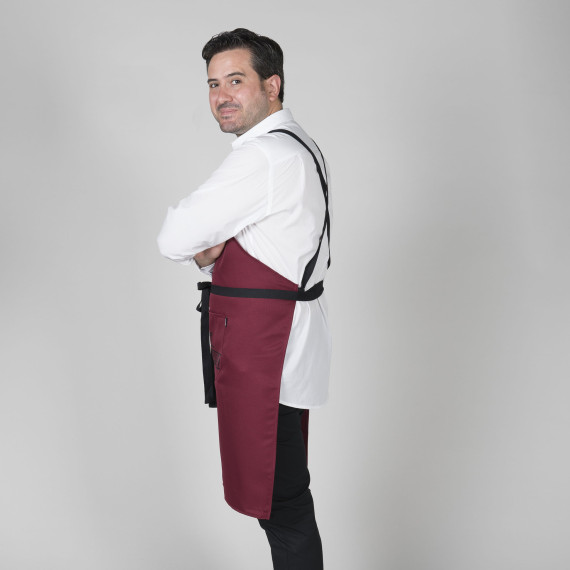 Avental com peito gourmet estampado 92X75 cm tecido SARGA UNIFORMES GARY'S 158100