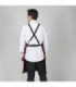 Avental com peito gourmet estampado 92X75 cm tecido SARGA UNIFORMES GARY'S 158100