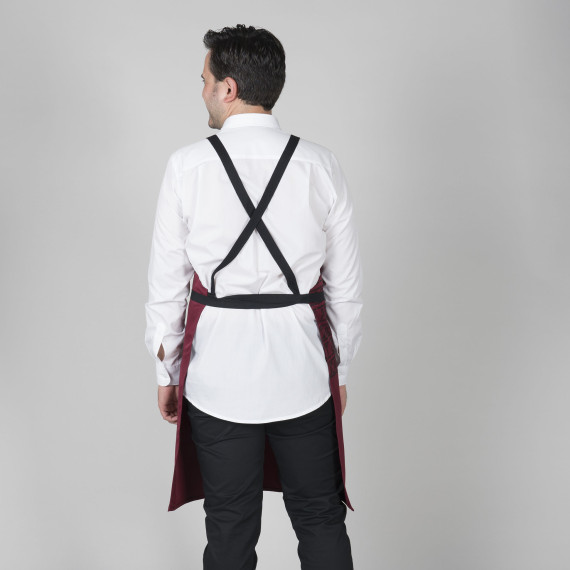 Avental com peito gourmet estampado 92X75 cm tecido SARGA UNIFORMES GARY'S 158100