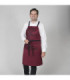 Avental com peito gourmet estampado 92X75 cm tecido SARGA UNIFORMES GARY'S 158100