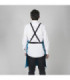 Grembiule con pettorina gourmet stampato 92X75 cm tessuto SARGA UNIFORMES GARY'S 158100