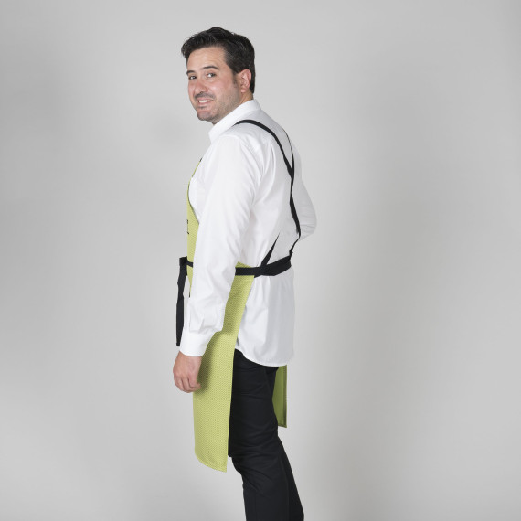 Avental com peito gourmet estampado 92X75 cm tecido SARGA UNIFORMES GARY'S 158100