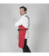 Delantal con peto gourmet estampado 92X75 cm tejido SARGA UNIFORMES GARY'S 158100