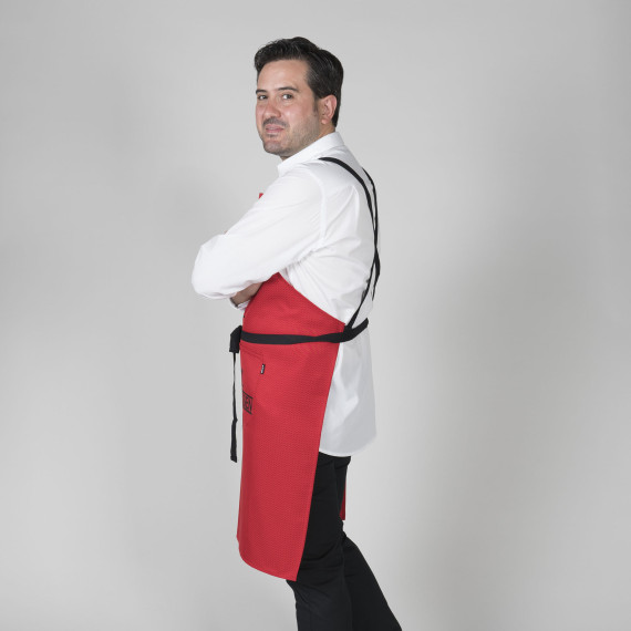 Avental com peito gourmet estampado 92X75 cm tecido SARGA UNIFORMES GARY'S 158100