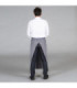 Long French-style apron, front opening 91x108 cm, fabric LONETA UNIFORMES GARY'S 158500.