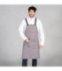 Avental com peito e 3 bolsos de tecido sarja rústica 87X74 cm UNIFORMES GARY'S 158700