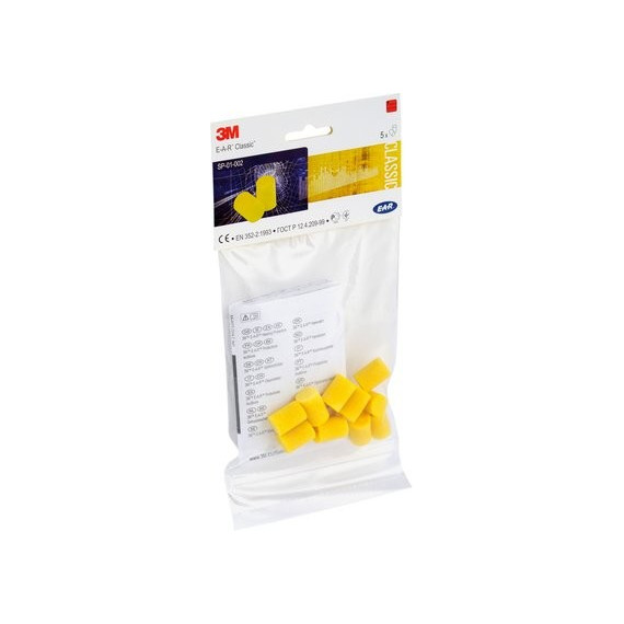 3M EAR Classic Small Pack 5 pairs / bag SP01002 (50 bags)