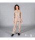 Uniformhose für Damen in Sandfarbe, ohne Taschen, aus recyceltem Twill UNIFORMES GARY'S 205900