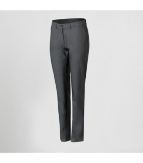Pantalon femme chino pour uniforme de travail coupe slim fit, tissu OJO DE PERDIZ UNIFORMES GARY'S 206200.