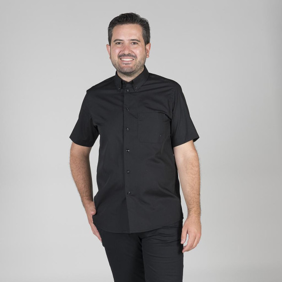 Chemise pour homme avec 1 poche à manches courtes, tissu popeline UNIFORMES GARY'S 265900