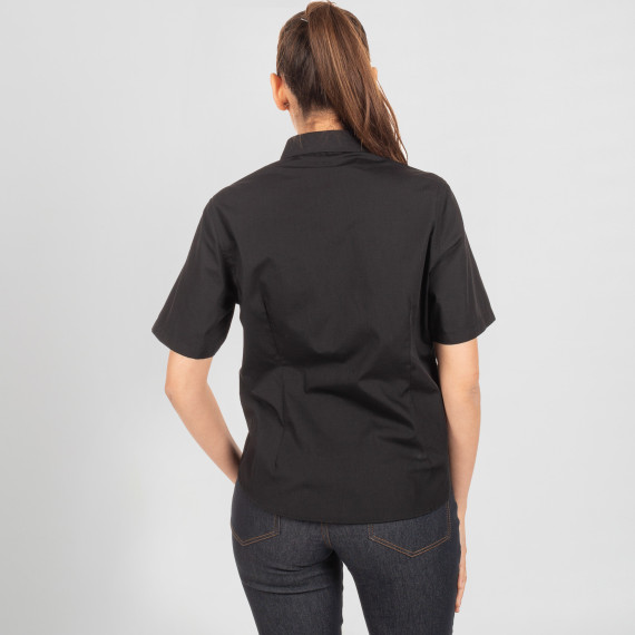 Blusa para mulher com mangas curtas e pinças, tecido popelina POP REDLINE UNIFORMES GARY'S 288000