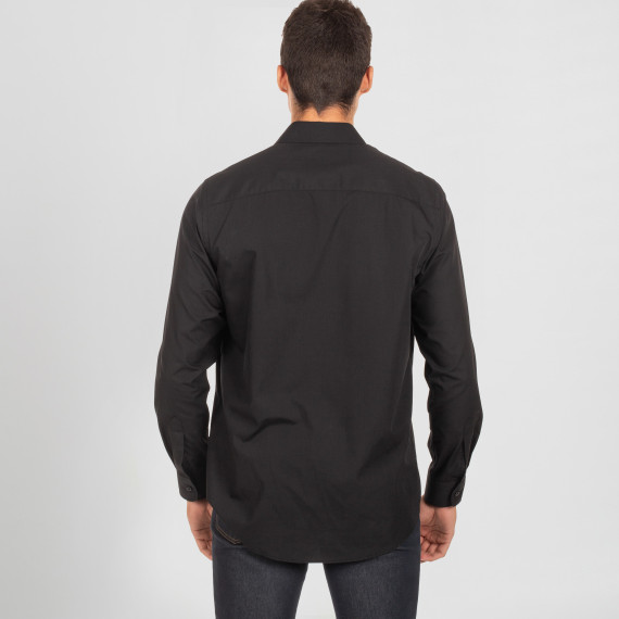 Chemise pour homme à manches longues avec poche sur la poitrine, en tissu popeline POP REDLINE UNIFORMES GARY'S 295000.