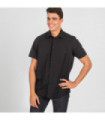 Camisa de hombre con mangas cortas y bolsillo en el pecho, tejido popelín POP REDLINE UNIFORMES GARY'S 295100