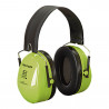 Orejeras OPTIME II com diadema dielétrica HIVIZ 3M PELTOR